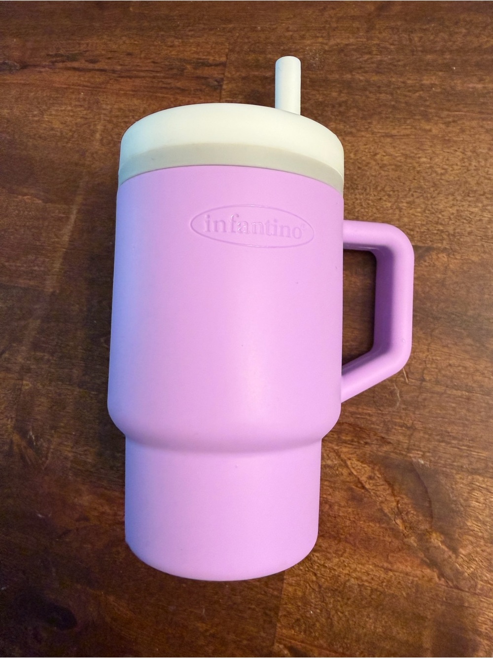 ☀️3/$10 BUNDLE!!☀️ Infantino My First Tumbler Purple Spill-Proof Straw Cup
